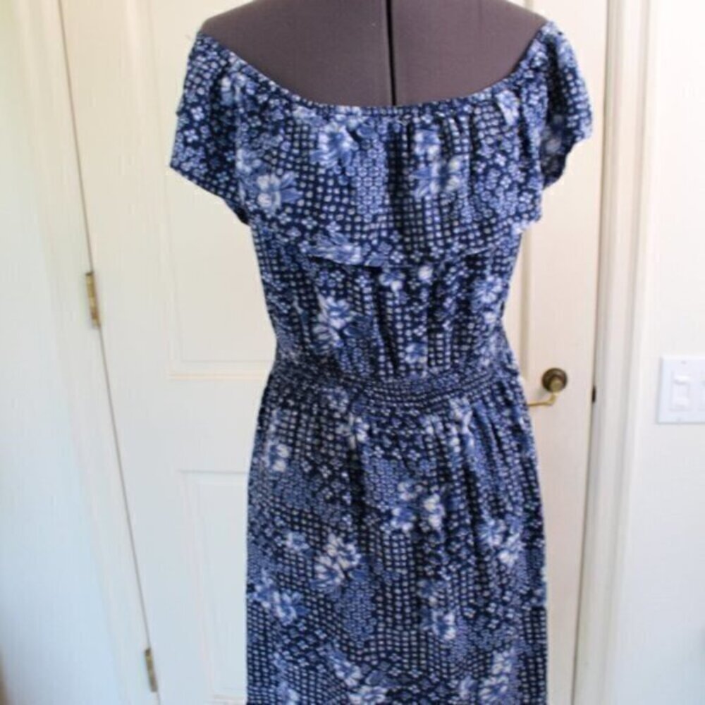 Hollister dress- Blue Flair Hollister Dress L
